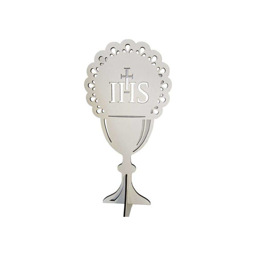 Picture of HOLY COMMUNION WOODEN STANDING CHALICE 30CM